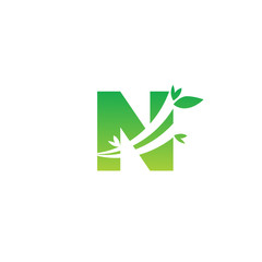 the nature letter logo