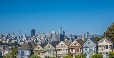 Alamo square in San Francisco