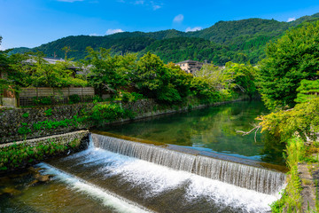 Fototapeta na wymiar 京都 嵐山 中之島地区