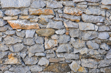 Old stone wall texture. Retro wall background