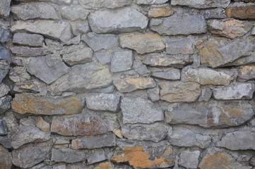 Old stone wall texture. Retro wall background