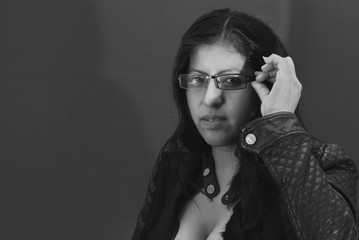 Beautiful young latin woman