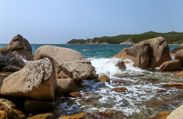 Beautiful sea scape. Primorye, Russia