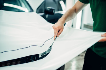 Car paint protection, protect coating installation