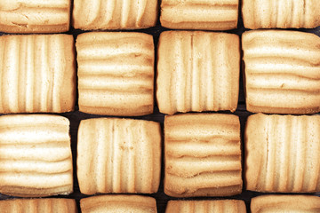 Sweet cookies background