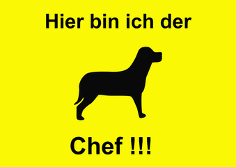 Hier bin ich der Chef