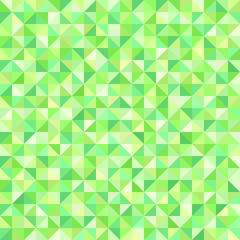 Green right triangle pattern. Seamless vector background