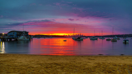 Fototapeta na wymiar Watsons Bay Sunset