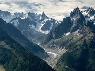 La Mer de Glace Glacier, Alps, France, Chamonix - 169263993