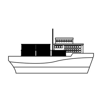 Container Ship clip art preview