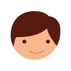 cute boy avatar character vector illustration design