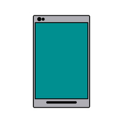 modern cellphone icon image vector illustration design 