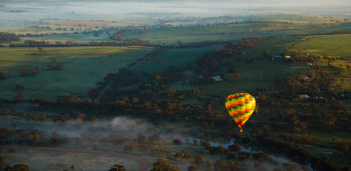 Spectacular baloon ride in Northam / Western Australia