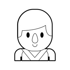 man avatar character icon vector illustration design