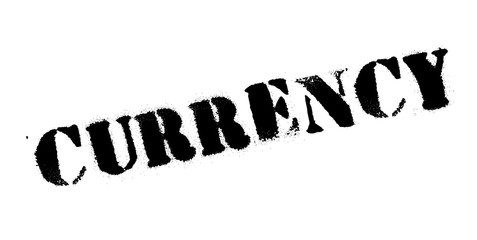 Currency rubber stamp. Grunge design with dust scratches. Effects can be easily removed for a clean, crisp look. Color is easily changed.