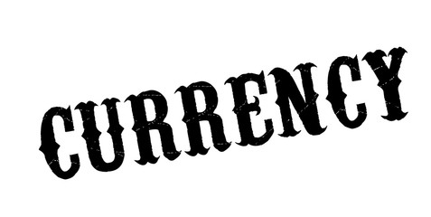 Currency rubber stamp. Grunge design with dust scratches. Effects can be easily removed for a clean, crisp look. Color is easily changed.