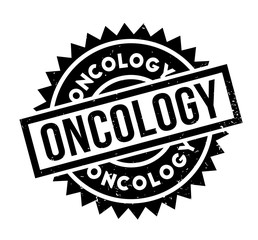Oncology rubber stamp. Grunge design with dust scratches. Effects can be easily removed for a clean, crisp look. Color is easily changed.