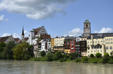 Innfront in Wasserburg a.Inn