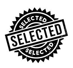 Selected rubber stamp. Grunge design with dust scratches. Effects can be easily removed for a clean, crisp look. Color is easily changed.