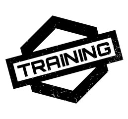 Obraz premium Training rubber stamp. Grunge design with dust scratches. Effects can be easily removed for a clean, crisp look. Color is easily changed.