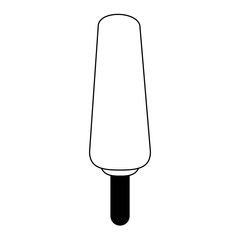 lollipop candy icon image vector illustration design  black and white