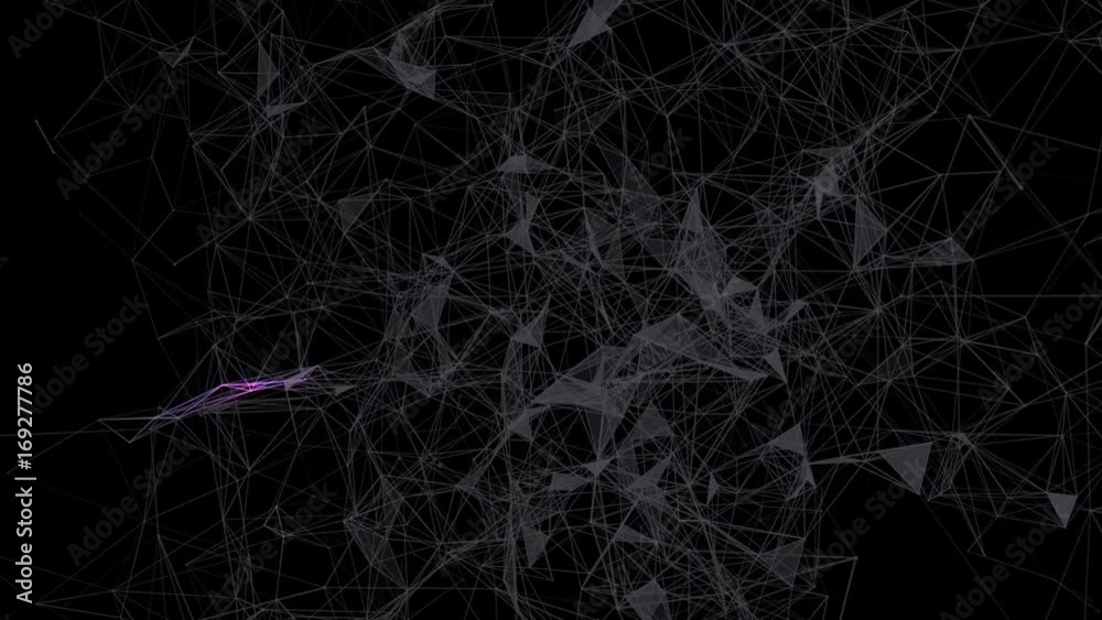 Poster neural network information search.abstract plexus background for different events and projects.seaml