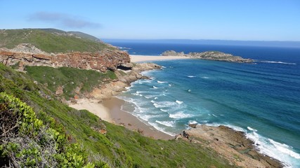Beach at Robberg nature reserve near Plettenberg bay, Garden Route, South Africa.