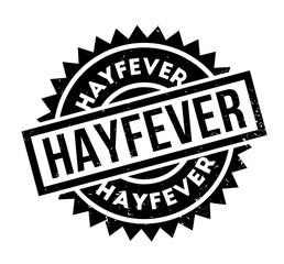 Hayfever rubber stamp. Grunge design with dust scratches. Effects can be easily removed for a clean, crisp look. Color is easily changed.