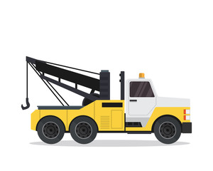 Modern Tow Truck Illustration Logo