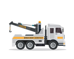 Modern Tow Truck Illustration Logo