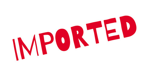 Imported rubber stamp. Grunge design with dust scratches. Effects can be easily removed for a clean, crisp look. Color is easily changed.