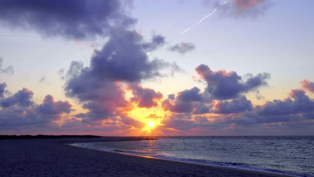 Sylt Nordsee Sonnenuntergang Weltnaturerbe Wattenmeer - Hintergrund  - Ellenbogen 