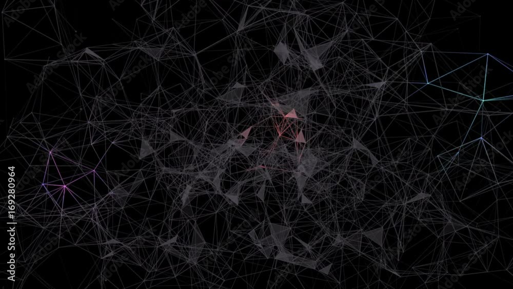 Poster radiance of neurons.abstract plexus background for different events and projects.seamless loop.