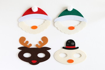 Christmas Eye Masks for Kids (Santa claus, Reindeer, Snowman)
