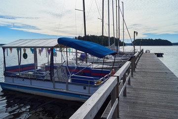Fototapeta premium Morning on the pier