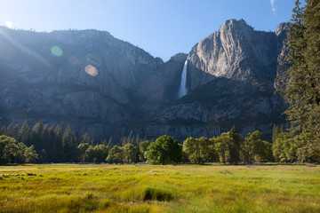 Yosemite Fall and Valley