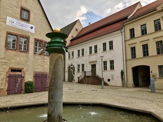 Marktplatz in Sangerhausen (Sachsen-Anhalt)