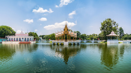 Ayutthaya, Thailand - July 31, 2017 :  Bang Pa-In Royal Palace, also known as the Summer Palace, is...