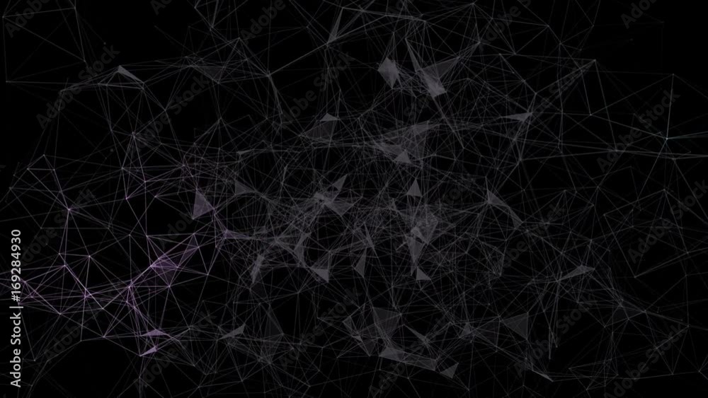 Poster digital universe.abstract plexus background for different events and projects.seamless loop.