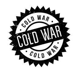 Cold War rubber stamp. Grunge design with dust scratches. Effects can be easily removed for a clean, crisp look. Color is easily changed.