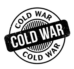 Cold War rubber stamp. Grunge design with dust scratches. Effects can be easily removed for a clean, crisp look. Color is easily changed.