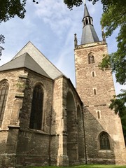 Fototapeta na wymiar Kirche in Eisleben (Sachsen-Anhalt)