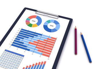 クリップボードとビジネス資料