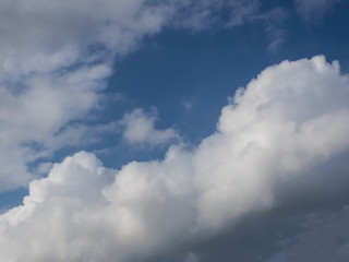 cloud and blue sky in the sunny day