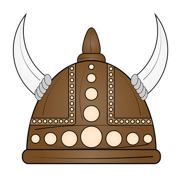 Helmet viking icon