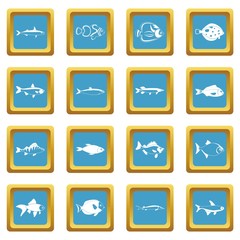 Fish icons azure