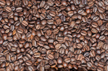 Background of coffee beans