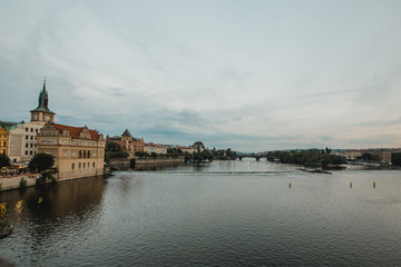 prague town czech republic bridge