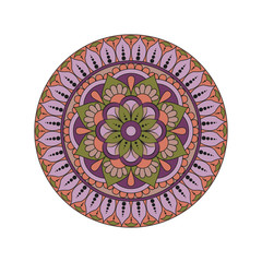 Flower Mandalas. Vintage decorative elements. Oriental pattern, vector illustration. Islam, Arabic, Indian, turkish, pakistan, chinese, ottoman motifs