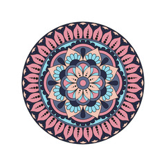 Flower Mandalas. Vintage decorative elements. Oriental pattern, vector illustration. Islam, Arabic, Indian, turkish, pakistan, chinese, ottoman motifs